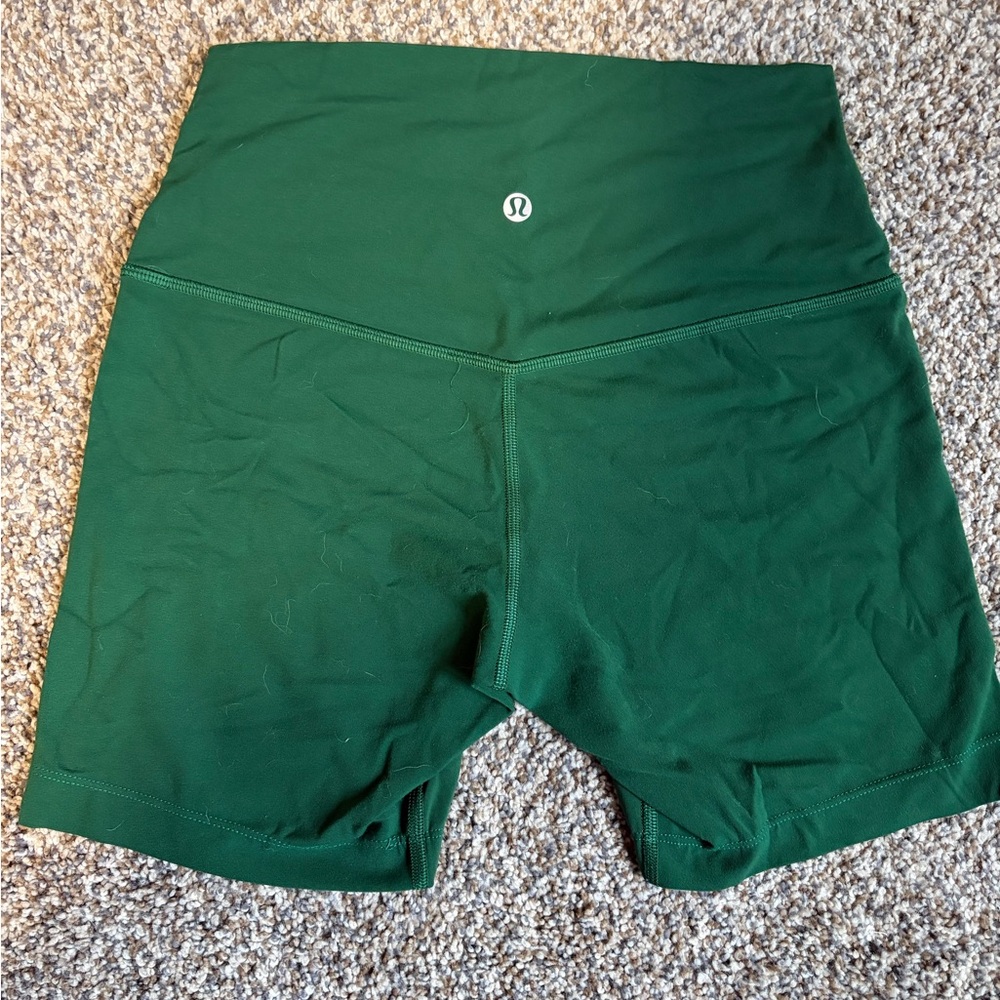 lululemon athletica Forest Green Bike Shorts